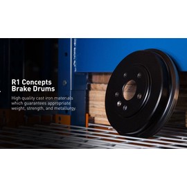 R1 Concepts Brake Drum Rear 2003-2006 DODGE, HYUNDAI VERNA (MEXICO), ACCENT
