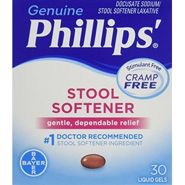 Phillips' Stool Softener Liquid Gels, 30 Count - Pack of 1