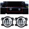 2 Luces Antiniebla Led Redondas De 4 Pulgadas 30 W