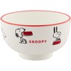 Peanuts 606551 Snoopy Happiness is Supper Time Painted Bowl Plate,