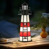 HomeBeauty A0016 Tiffany Lighthouse Lamp Stained Glass Accent Table lamp