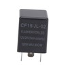 LED Flasher Relay 3 Pin Non-Polarity 12V 24V 180W Normally