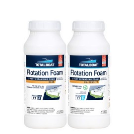 TotalBoat Flotation Foam - 2 Part Expanding Polyurethane Marine Pour Foam For Boat Floatation, Insulation And Soundproofing (2 LB Density, 2 Quart Kit)