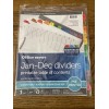 Office Depot Jan-Dec Dividers W/ Printable Table Of Contents