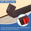 Vinyl Door Threshold Flooring Transition Strip Self Adhesive Carpet Edging