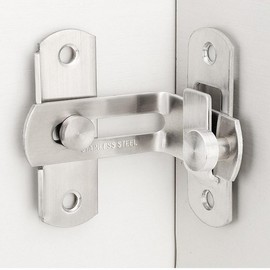 Versatile Sliding & Hinged Door Safety Lock with Corner Latch 01. Straight Type - Large 2ea