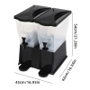 Unbranded Beverage Dispenser Dual Filtration Water Drink Beverage Containers with