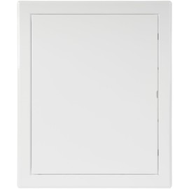 Repa Market 8 x 10 Inch Access Panel for Drywall/White Powder Coated Steel Wall Hole Cover/Door Panel/Cover Plates with Latch – Service Hatch/HVAC Access Door for Plumbing, Electrical Use