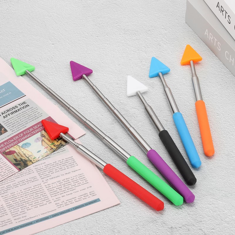 PATIKIL Telescopic Teachers Pointer, 2 Pcs Arrow Teacher Pointer Stick