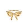 Elli Women's Ring Bow Trend with Diamond (0.015 ct.) in
