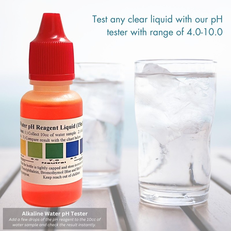 ph Test Kit for Alkaline Water & Drinking Water. Check