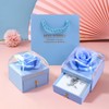 muchly Rose Ring Box，Proposal ring box rotates 360 degrees. Square