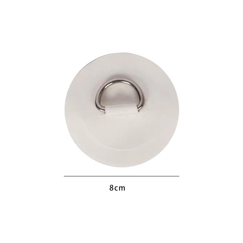 4 Pieces D Rings Patch D Rings Pad Portable Durable