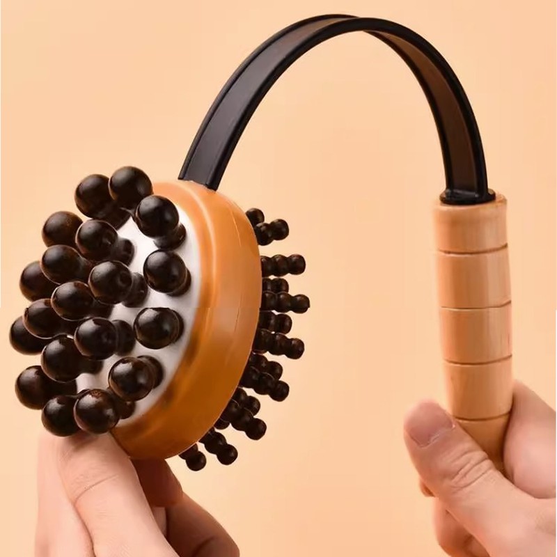 2pcs Massage Hammer Manual Meridian Back Massage Handheld Knock Back