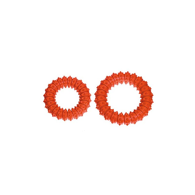 Karlie Boomer Rubber Aqua Ring, Small, Orange