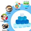KEELYY 60 x Reusable Ice Cubes, Plastic BPA-Free, Party Ice