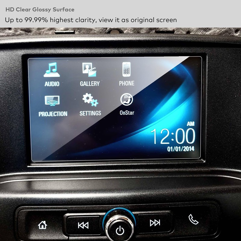 INNOSURE Tempered Glass Screen Protector for Chevy Silverado 1500(2021-2026), Silverado