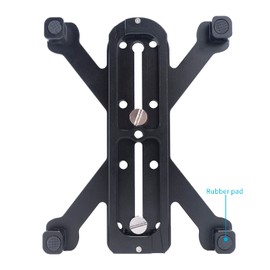 Niceyrig Arca-Swiss Quad Base Plate for Arca-Swiss Tripod Tripod Plate Arca Plate for DSLR Equipment DSLR Rigging Cage - (Large-530)