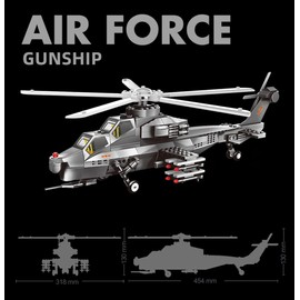 WANGE Aircraft scale model. Bricks toy kit. Universal stand aircraft models.