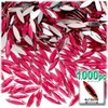 1,000pc Rhinestones Eye Shaped (Navette) 4x15mm Pastel Assortment
