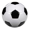 Lrtzizy Size 5 Training Balls PU Leather Black Football Football