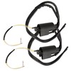 MospdyGear 2Pcs Ignition Coil, 12V Motorcycle Accessory Ignition Coil, Replacement