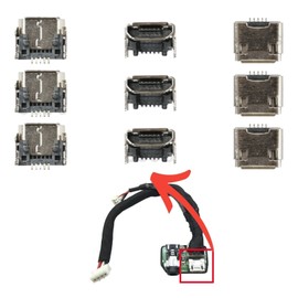 JBL 3 x OEM JBL Flip 3 Flip3 Bluetooth Speaker Micro USB Cable Charging Port - Parts