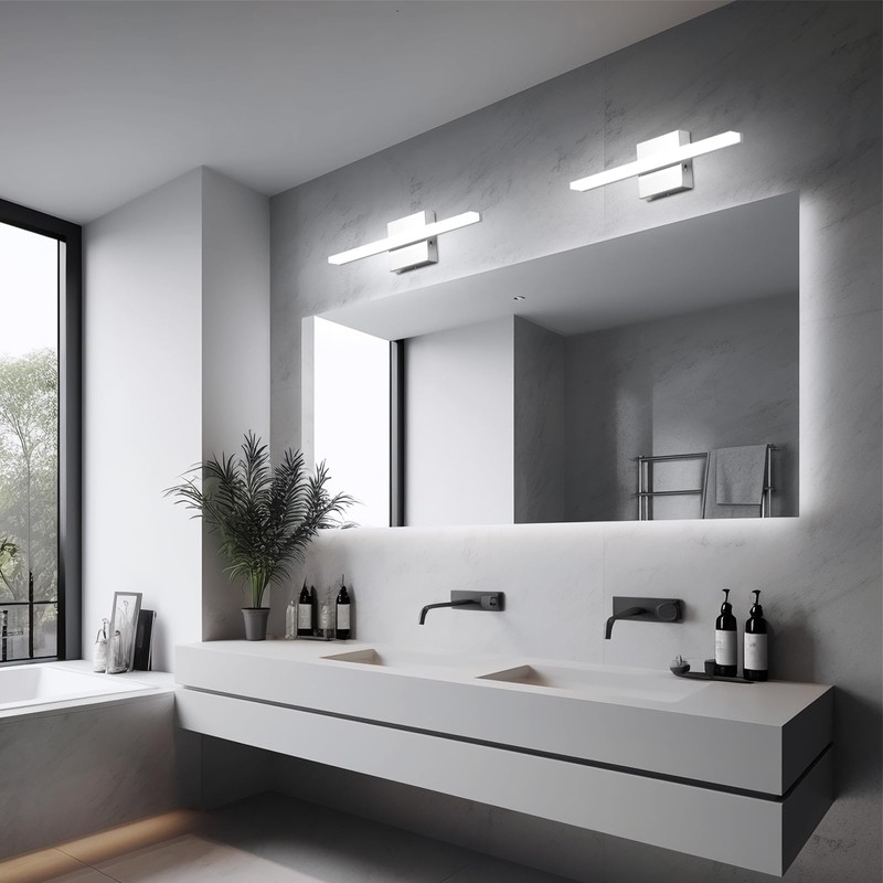 Combuh 16Inch LED Bathroom Vanity Light Bar Color Changing 3CCT