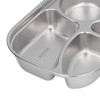 Stainless Steel Lunch Box Office Worker Student Children's Canteen Compartment