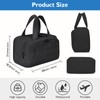 Jwtolp 4-in-1 Large Capacity Toiletry Bag, Waterproof Puffy Cosmetic Case,