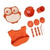 Baby Led Weaning Supplies Owl Shape Teether Safety Strong Suction