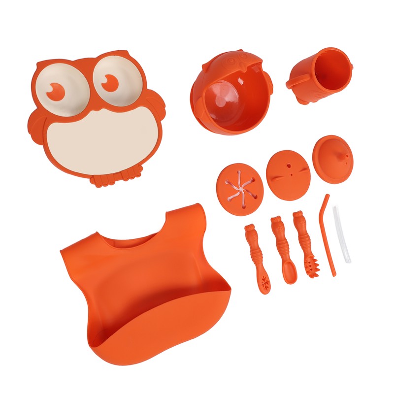 Baby Led Weaning Supplies Owl Shape Teether Safety Strong Suction