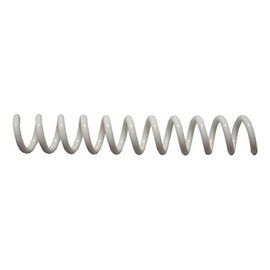 TruBind 8mm (5/16 in.) Spiral Binding Coils for Reports, Presentations and Proposals | 4:1 Pitch | 12 in. Length | White | 54 Sheets Binding Capacity | 100 Pack