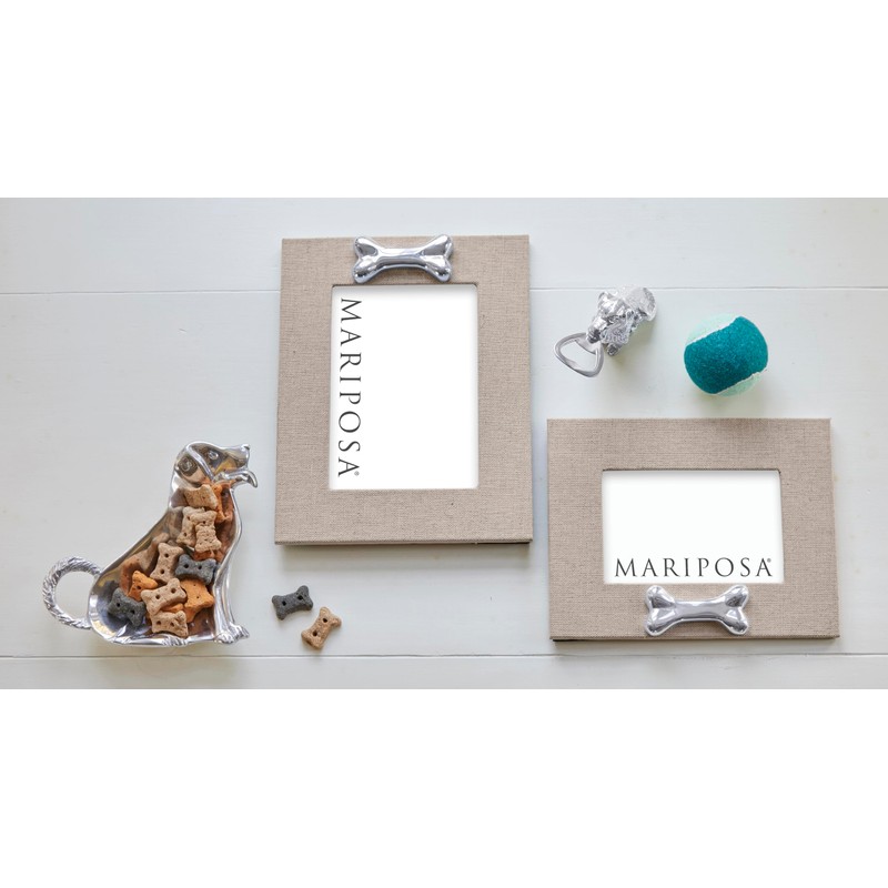 MARIPOSA SITTING LAB BOTTLE OPENER |SILVER | BRILLANTE | BARWARE