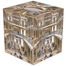 Marye-Kelley TB8459-Library of Congree Tissue Box Cover