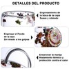 CHENGBAO 2PCS Creatividad Tazas Transparentes Para Cafe，Con Manija Tazas Para