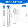 50 Pieces 3D Printer Nozzle Cleaning Kit,0.4 mm Stainless Steel