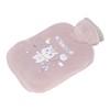 Hot Water Bottle with Soft Cover Student Home Portable Cute