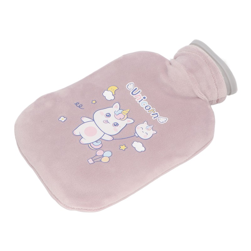 Hot Water Bottle with Soft Cover Student Home Portable Cute