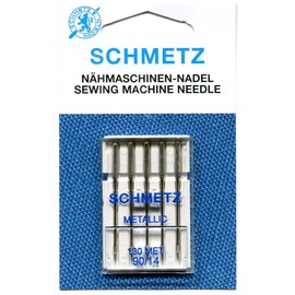 Schmetz Metallic Needle Range (Packs of 5) - 2 Sizes (90/14 (Thickest))