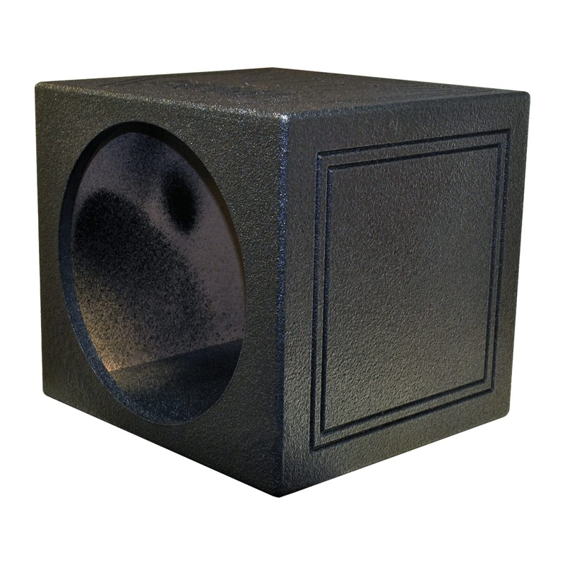 Qpower QBOMB15SSINGLE Single 15 Sealed Woofer Enclosure Withh Bed Liner