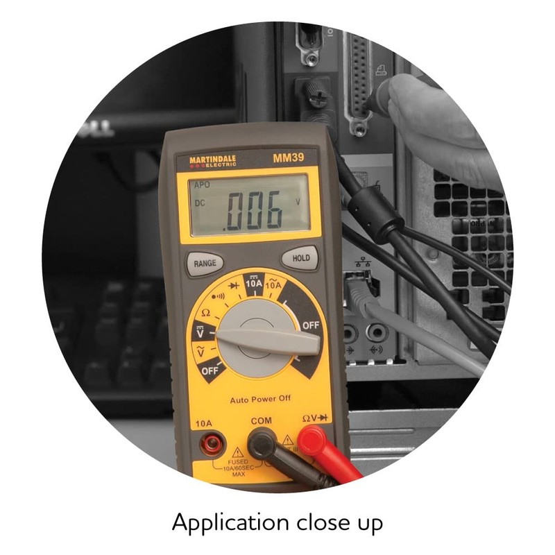 Martindale MM39 Auto Ranging Digital Multi-Meter-Yellow