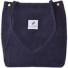 VOKUVIKU Women’s Large Ultralight Corduroy Shoulder Bag. - Blue -