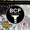 Bcp Fasteners 5/16-18 x 2-1/2” (300 Qty) Black Flat Head