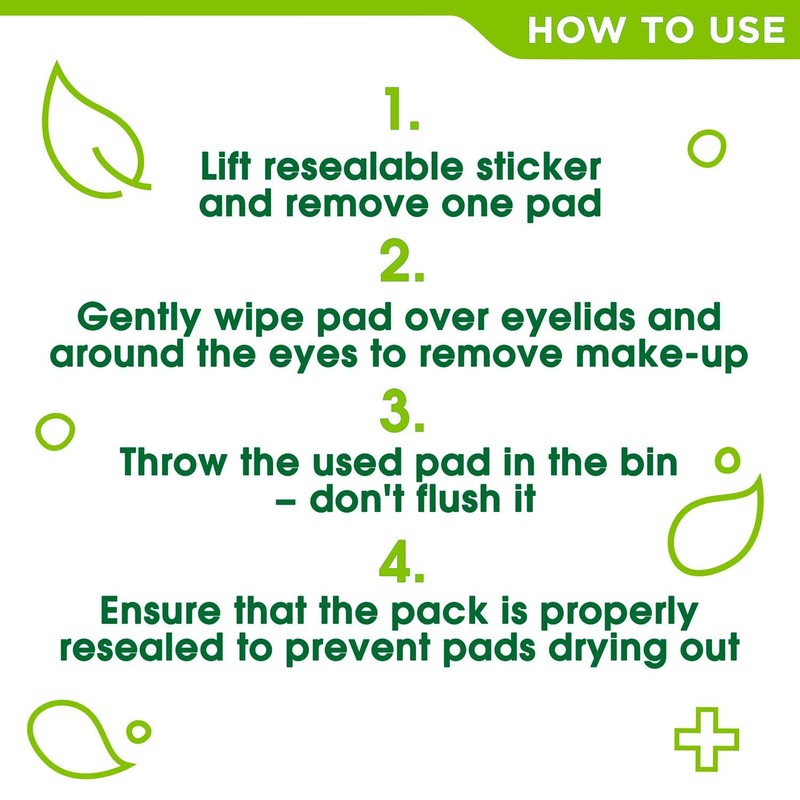 2 PACKS =60 Pads of Simple Kind to Eyes Eye