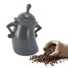 Canister with Attitude Decorative Cute PVC Funny Food Storage Jar