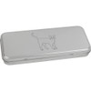 Azeeda 'Abyssinian Cat' Metal Hinged Stationery Tin/Storage Box (TT00197407)