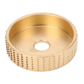Angle Grinder Polishing Wheel Carbon Steel Wear Resistant Wood Carving Disc for Woodworking Gold