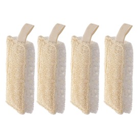 Natural Loofah Sponge for Dishes 100% Organic Kitchen Sponges Non-Scratch Kitchen Scrubbing Pads Biodegradable Sustainable & Highly Absorbent Dual-Sided Design for Tough Grime & Delicate Surfaces