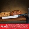 Slitzer Germany 10" Bread Knife, Black Handle